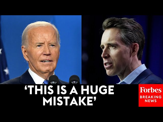 JUST IN: Hawley Bashes Biden For Reportedly Letting Ukraine Use US Missiles To Strike Inside Russia