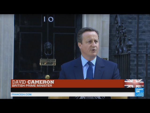 Brexit: UK prime minister David Cameron addresses British voters on leaving the EU