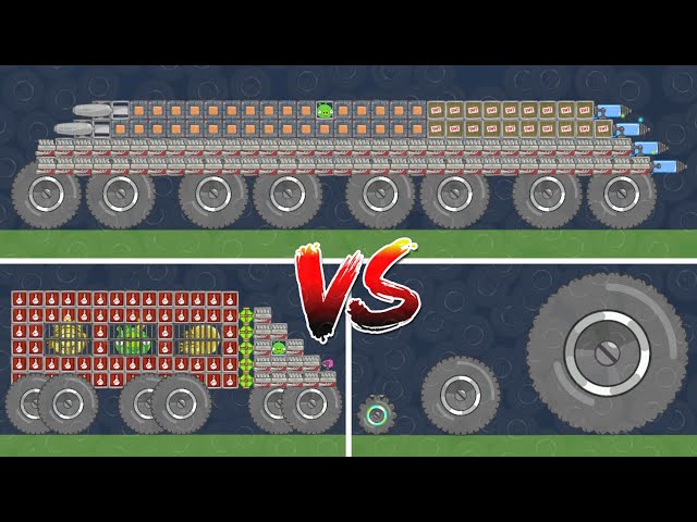 MEGA MONSTER WHEELS in BAD PIGGIES! Insane Stunts!