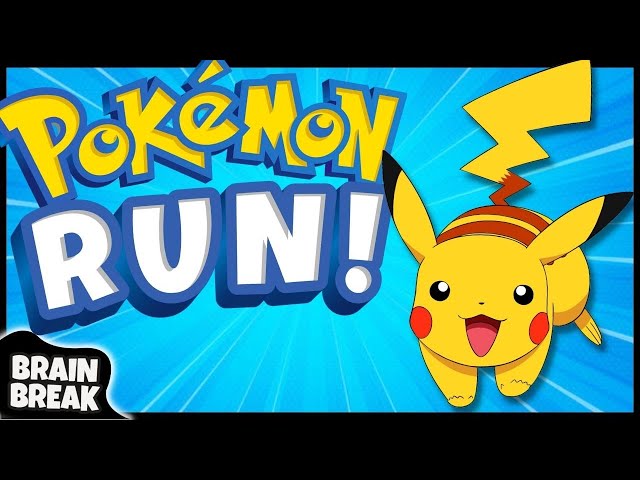 Pokemon Run | Brain Break | Freeze Dance | Just Dance | Brain Break for Kids