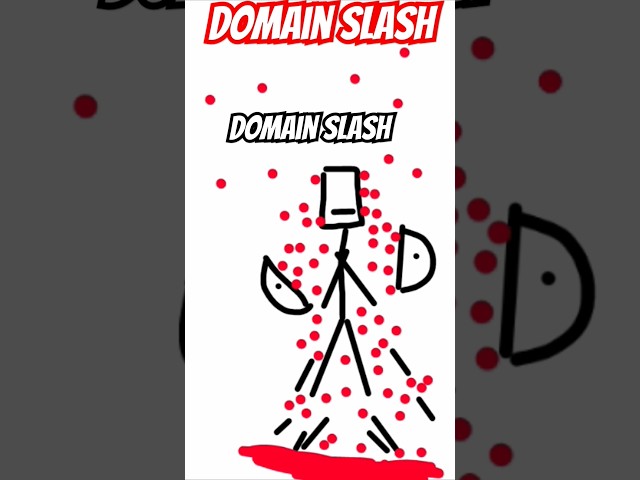 Domain slash🤞#gojo #fanmade @ElementalEditzs #shorts