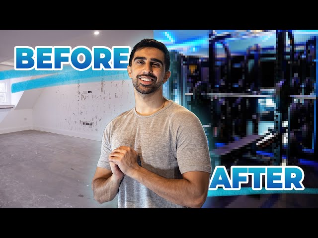 BUILDING VIKKSTAR'S NEW HOME GYM! | Gymshark