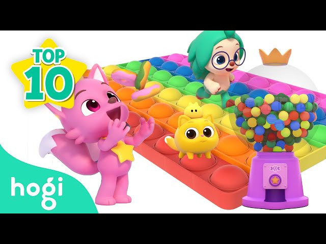 Learn Colors with Pop it + Ball Pit｜Colors for Kids｜Hogi Colors｜Hogi Pinkfong Colors