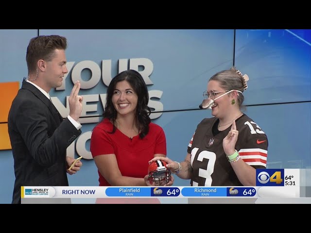 Producer Alivia becomes a Browns fan