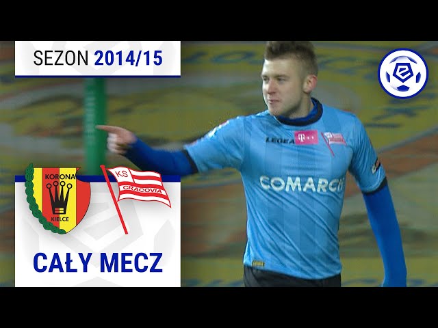 (1/2) Korona Kielce - Cracovia | CAŁY MECZ | Ekstraklasa 2014/15 | 19. Kolejka