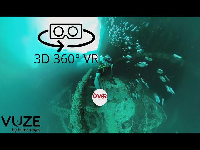 360° 3D Video of 3 of the Red Seas Most Amazing Ship Wrecks (Diver Magazine)