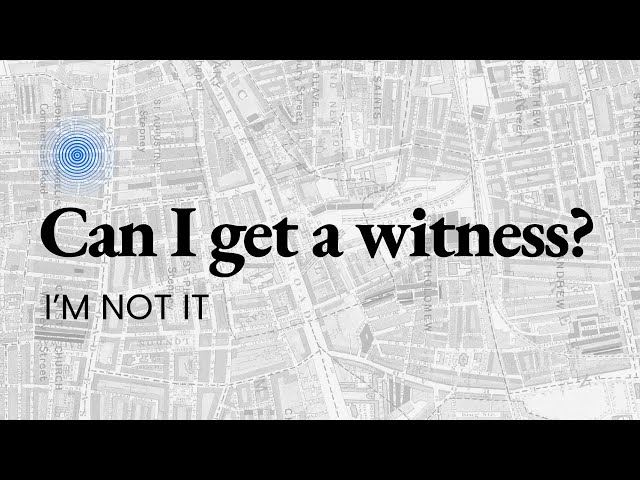 I'M NOT IT | 17 November 2024 Riverside Church