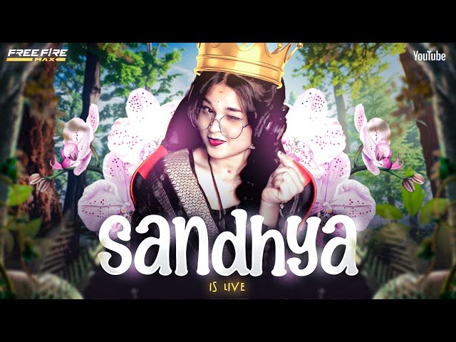 😈 Free Fire Girl Gamer Live 😎 | Sandhya is Live🤞 #rggamerlive #classyff #nonstopgaming #raistar