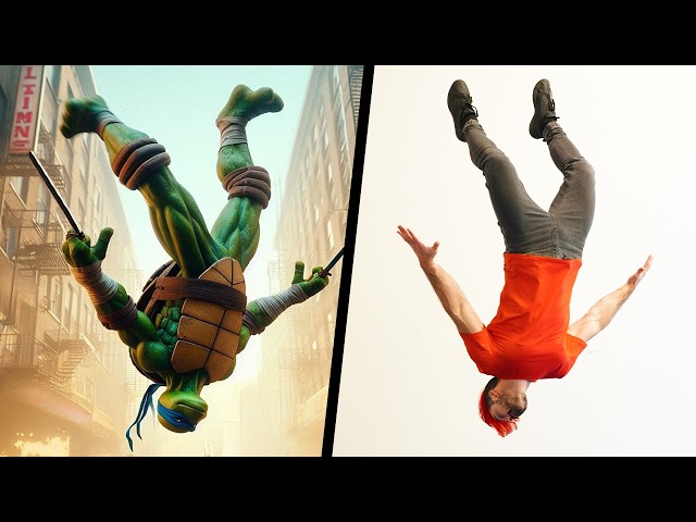 Stunts from Teenage Mutant Ninja Turtles In Real Life (TMNT)