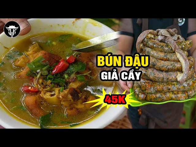 ĐÔNG KÍN BÀN quán BÚN ĐẬU GIẢ CẦY 15 Năm | không ngồi nhanh tý mất chỗ