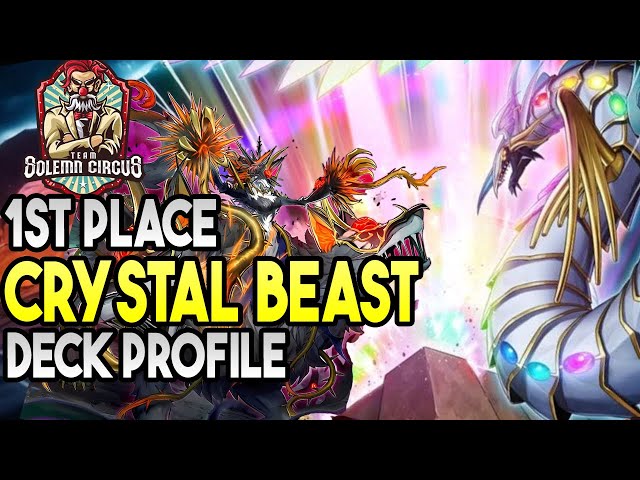 Yu-Gi-Oh! 1st Place Crystal Beast Azamina Deck Profile October 2024