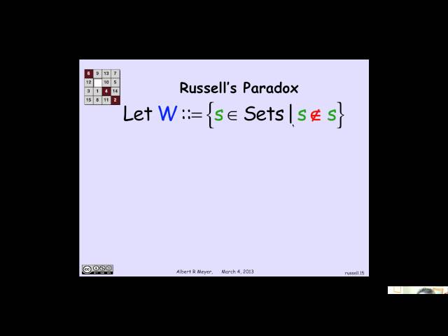 Russell paradox