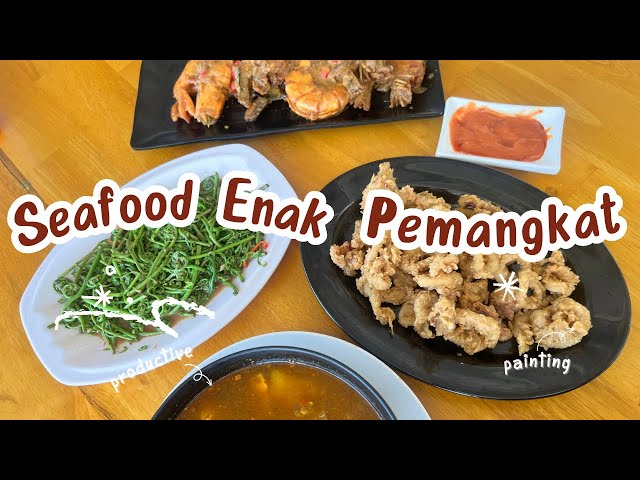 WISATA KULINER SEAFOOD DI PEMANGKAT KABUPATEN SAMBAS KALBAR. UPDATENYA SUASANA PERJALANANNYA.