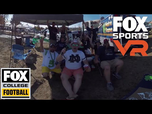 Tailgating before Notre Dame vs Michigan State | 360 VIDEO | FOX COLLEGE FOOTBALL