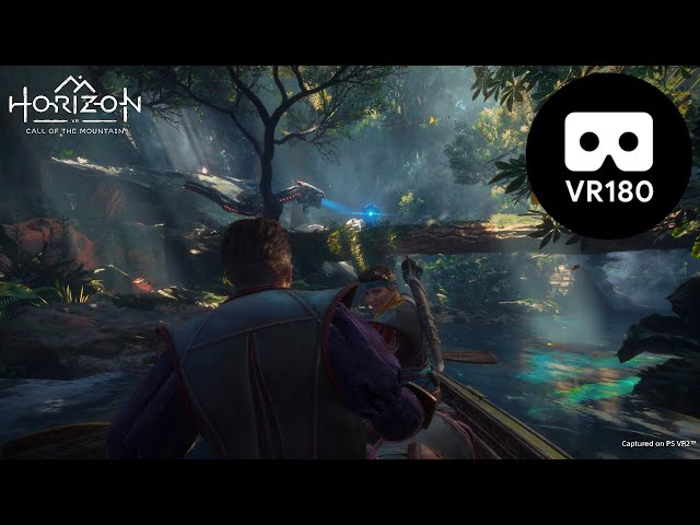 HORIZON CALL OF THE MOUNTAIN VR - PSVR2 VR180 3D gameplay