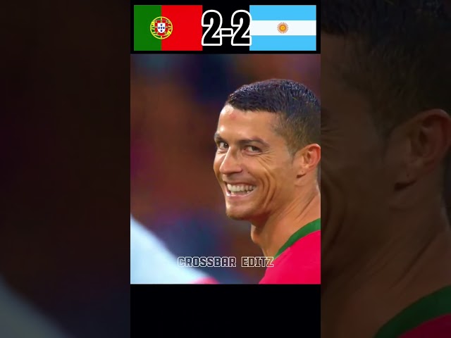 Portugal VS Argentina 4-3 Ronaldo Hat-tricks 🔥 FINAL Imaginary Match Highlights & Goals