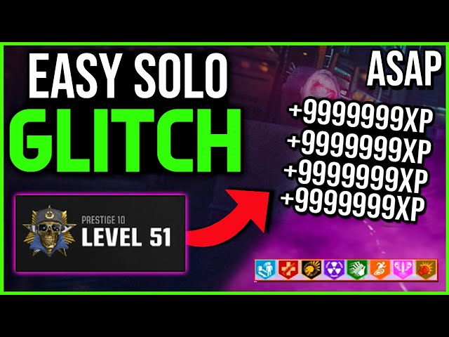 *NEW* SOLO UNLIMITED XP GLITCH / CAMO GLITCH EASY FAST BO6 ULTIMATE WEAPON XP DO ASAP ZOMBIES GLITCH