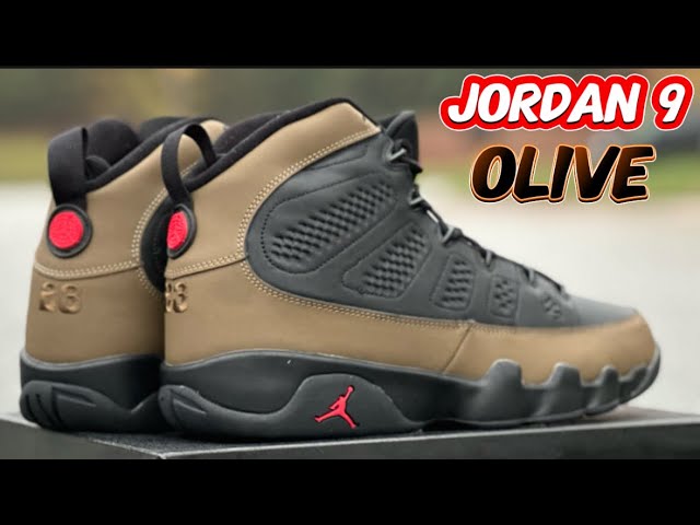 Jordan 9 Olive!! Quality check review & on foot gymkicks!