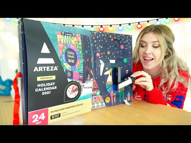 I Opened The WORLDS BIGGEST ART Advent Calendar?!