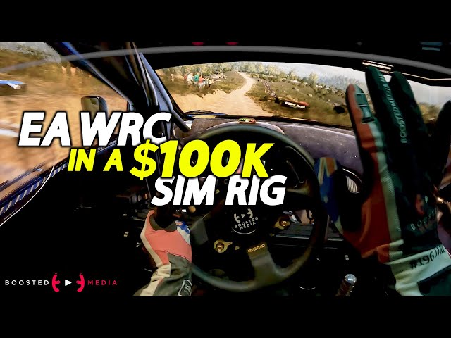 EA SPORTS WRC in an INSANE Motion Sim Rig!