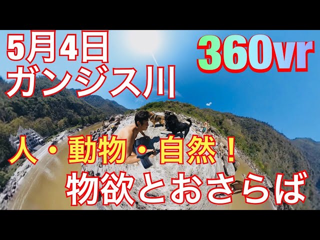 【ポ●リ注意】免疫つけたきゃ陽を浴びてアーシング！ロックダウン中なんて、関係ない！ガンジス川で褌ではしゃぎ回る！　#StayHome　#WithMe