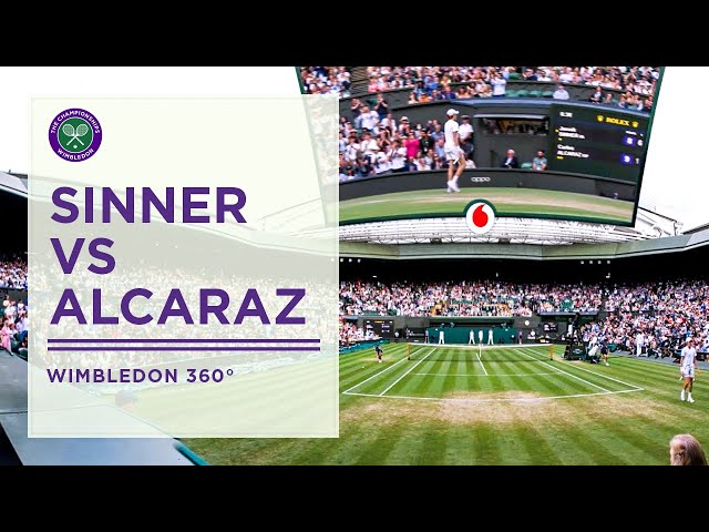 Jannik Sinner vs Carlos Alcaraz | Wimbledon Uncovered in 360°