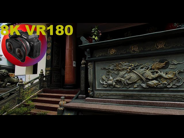 8K VR180 LENG ERN JEE TEMPLE Traditional Chinese Medicine clinic 3D (Travel Videos/ASMR/Music)