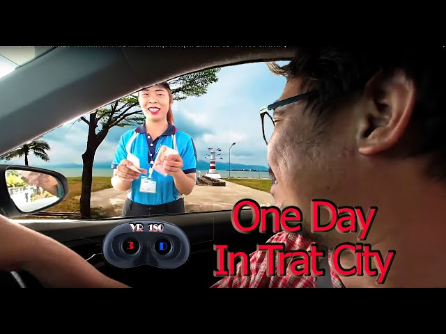 Trat City Thailand  Eating and Visiting Durian Farm in 3D VR 180