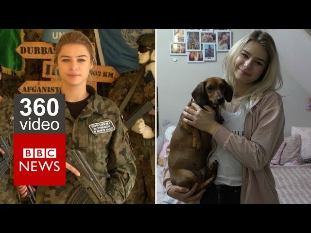 In 360: The teenager learning combat tactics at school - BBC News