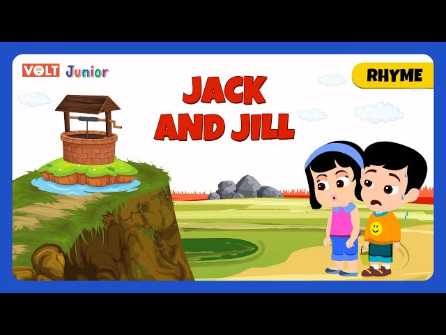 Jack and Jill | Nursery Rhyme for Preprimary Kids | Fun Learning Songs