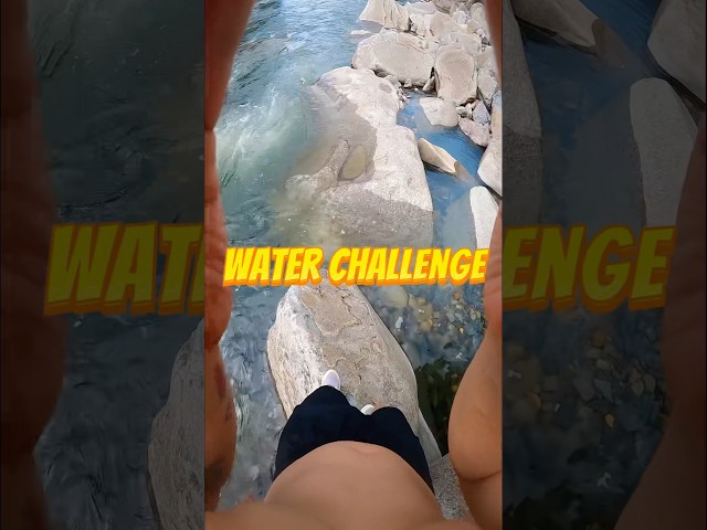 WATER CHALLENGE PARKOUR Ep.3 - What i see vs they see me #parkour #shorts