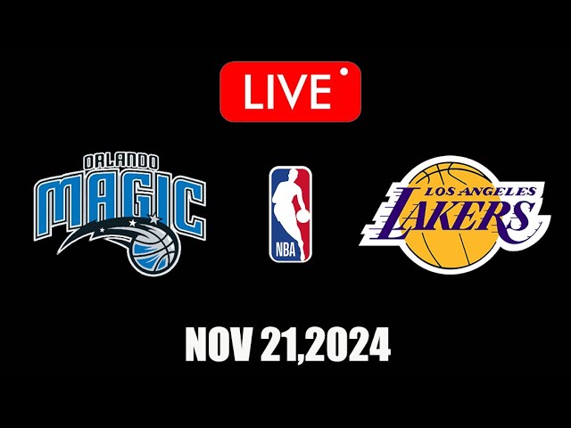 NBA Live! Orlando Magic vs. Los Angeles Lakers | November 21, 2024 | NBA Season Live! 2K25