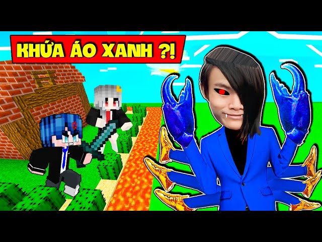 PHONG CẬN THỬ THÁCH 24H XÂY NHÀ AN TOÀN CHỐNG KHỨA ÁO XANH BỌ CẠP KINH DỊ TRONG MINECRAFT