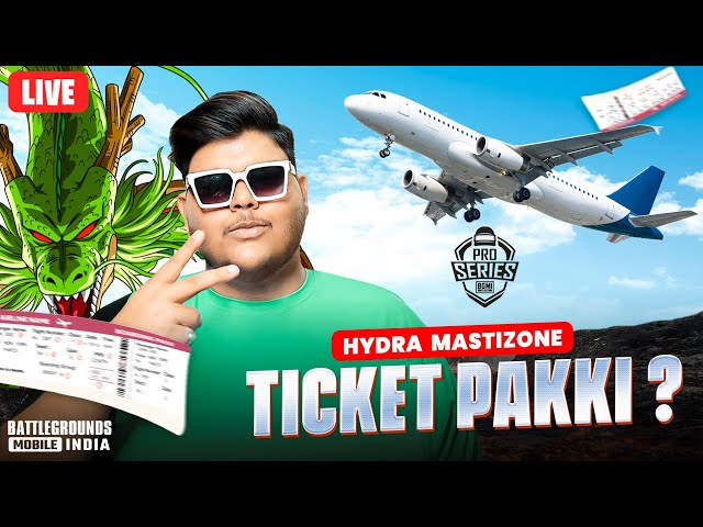 TICKET PAKKI ?🐉 | 30  KILLS CHALLENGE 😡 | HYDRA MASTIZONE IS LIVE 🐉🧡