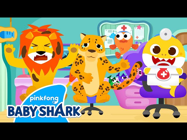 Scary Predator Friends Go to Baby Shark Hospital! | Baby Shark's Hospital Play | Baby Shark Official