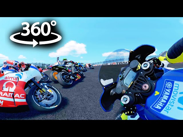 360°  Motorcycle Racing in First Person VR Video [Google Cardboard VR Experience] VR 360