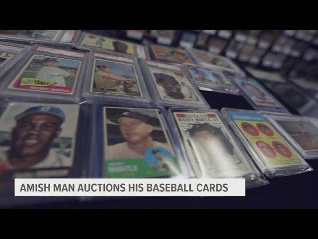 Dauphin Co. Amish man auctions off his baseball cards that he spent decades collecting