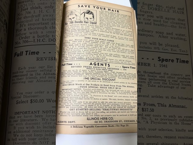 1942 Herbal Almanac