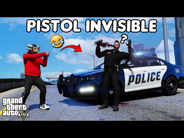 PISTOL INVISIBLE VS POLISI - GTA 5 ROLEPLAY