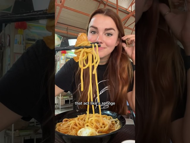 Everything I ate at a Hawker Center in Singapore! #foodie #shorts #singapore #laksa #eating #noodles