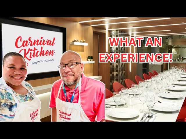 Carnival Kitchen- A Carnival Cruise Experience You DON'T want to miss! (UNCUT video)