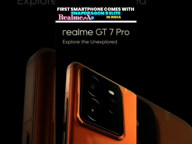 Realme gt 7 with snapdragon x elite #shortvideos #tech #highlights #snapdragon #ytshorts #trending