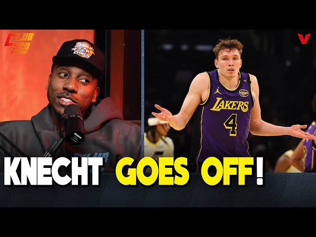 Jeff Teague REACTS to Dalton Knecht’s 37 POINTS vs. Utah Jazz in Lakers win | 520 in the Morning