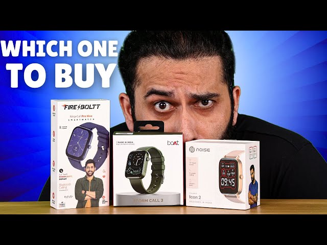 Best Selling smartwatch Comparison Under 1500 | BOAT, FIREBOLTT & NOISE | Born Creator