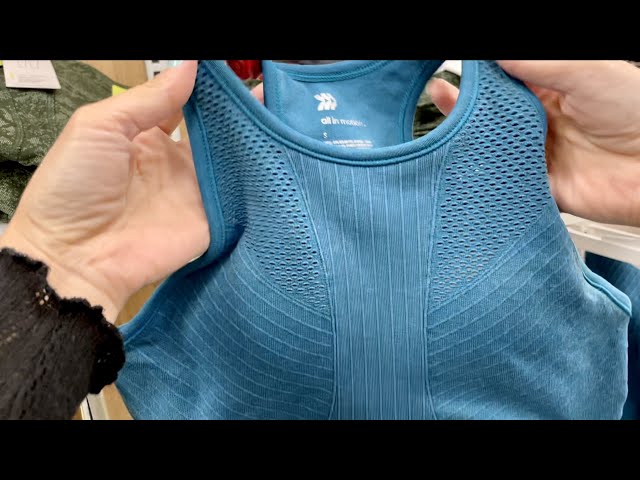 【ASMR】Shop with Me at TARGET | Athletic Wear | Fabric, Plastic Hanger & Price Tag Sounds