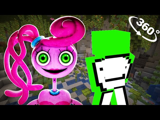 If DREAM met MOMMY LONG LEGS in Minecraft 360°