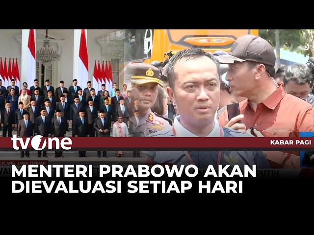 Presiden Prabowo akan Rutin Evaluasi Kinerja Menteri Setiap Hari | Kabar Pagi tvOne