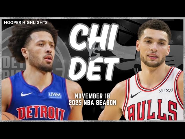 Chicago Bulls vs Detroit Pistons Full Game Highlights | Nov 18 | 2025 NBA Season