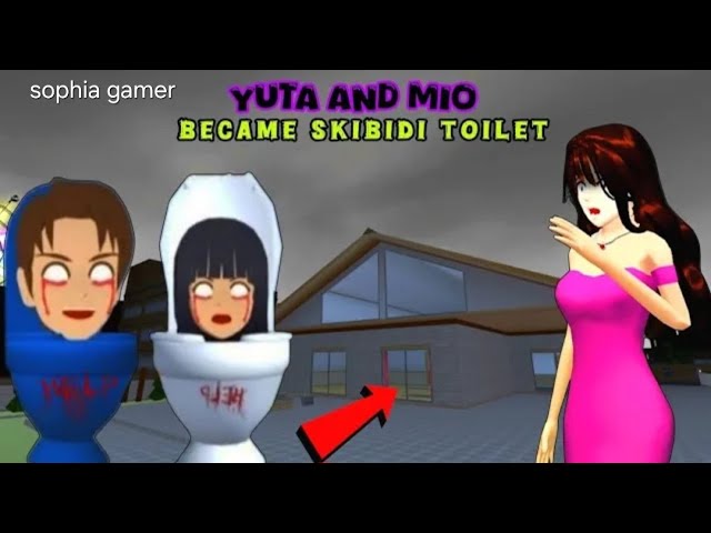 ZOMBIE Skibidi Toilet Haunted's Yuta dan Mio in Secret Places 😰|| Sakura School Simulator Drama 👺