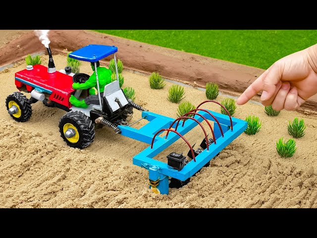 Diy diorama tractor making mini motor water pump science project @drcreatorsnp